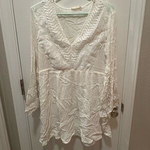 Altar’d State Ivory Lace Dress
